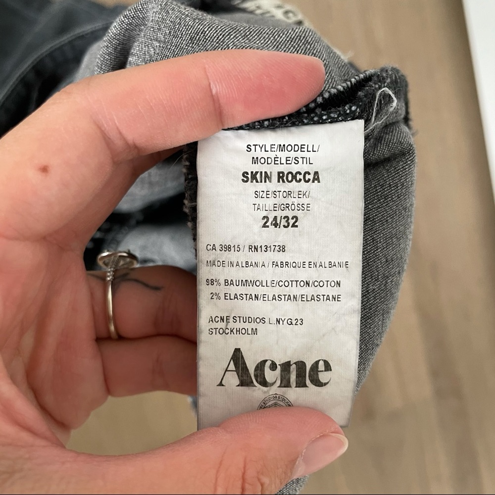 Acne Studios Rocca Skin Jeans - Picture 5 of 7